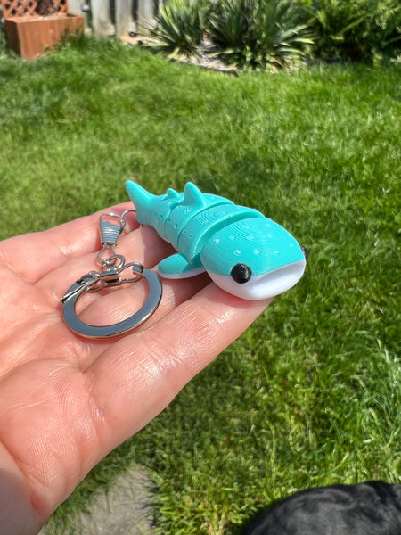 Shark Fidget Toy Flex Keychain