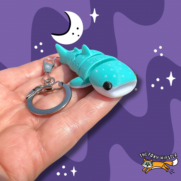 Shark Fidget Toy Flex Keychain