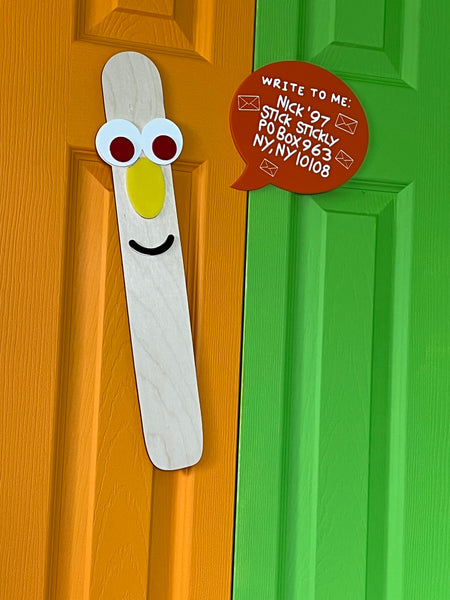 Stick Stickly 2 Piece 90's  Wall Art