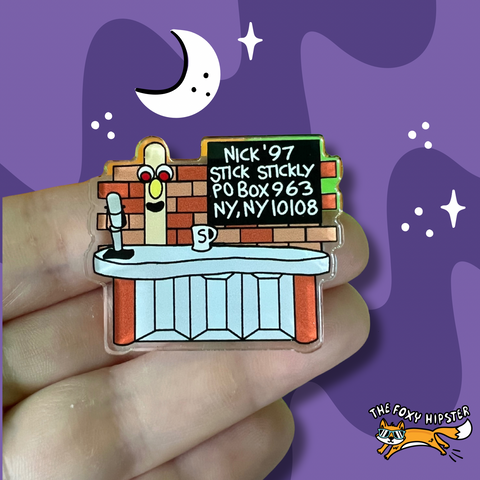 Stick Stickly 90’s Kid Acrylic Pin
