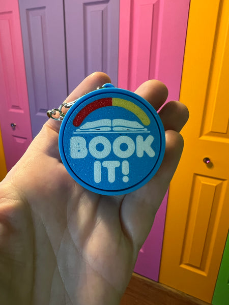 Book IT Fidget Toy Clicker Keychain