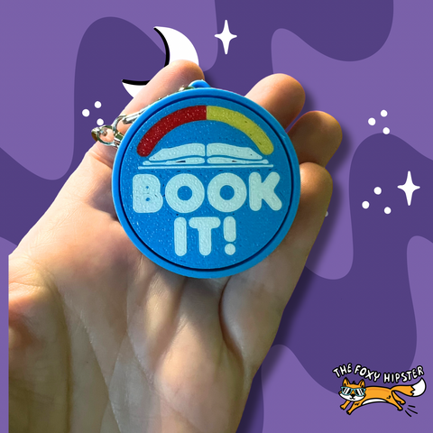 Book IT Fidget Toy Clicker Keychain