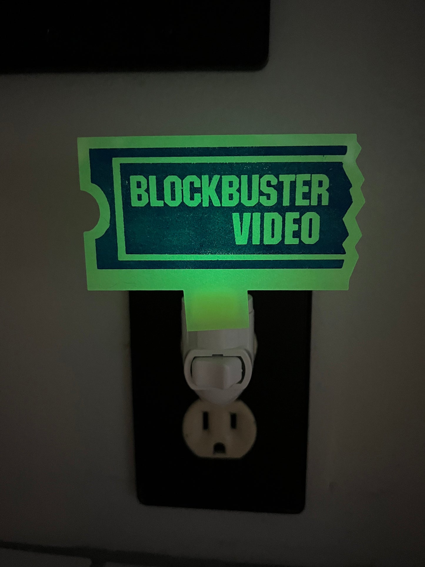 Blockbuster Video Acrylic Night Light
