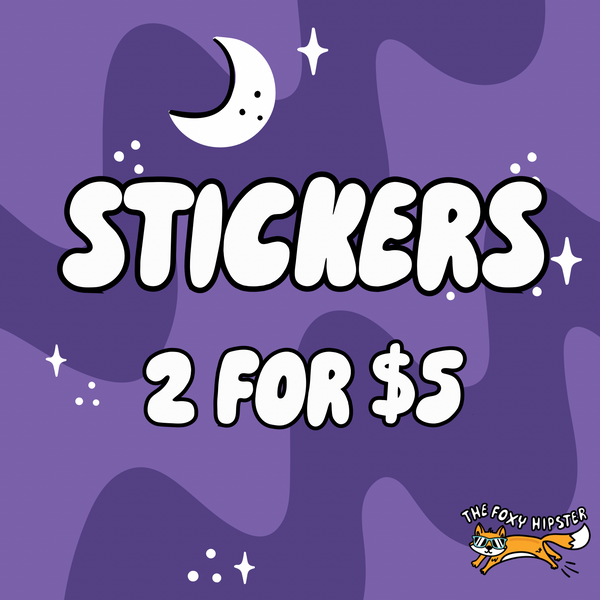 2 for $5 Vinyl Sticker Deal Pack