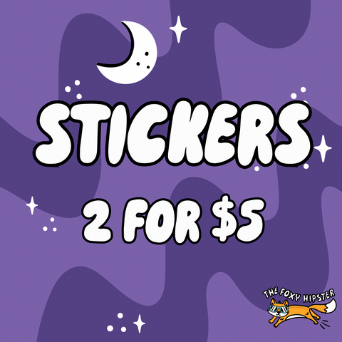 2 for $5 Vinyl Sticker Deal Pack