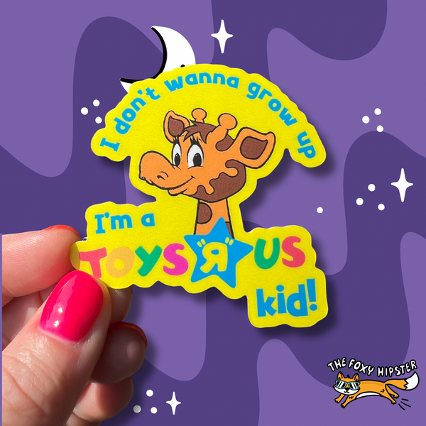 Toys R US Kid Vinyl Sticker