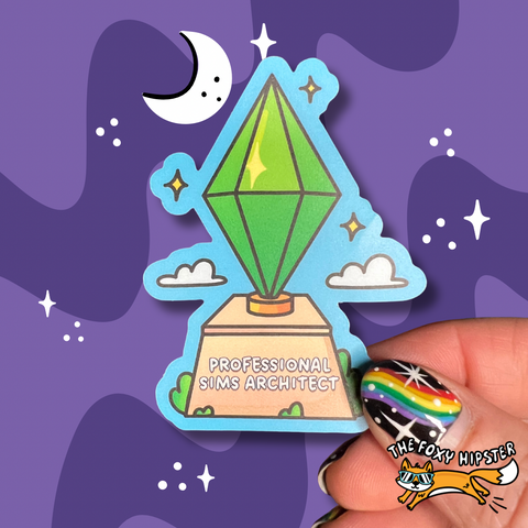 Sims Professional Architect Vinyl Sticker