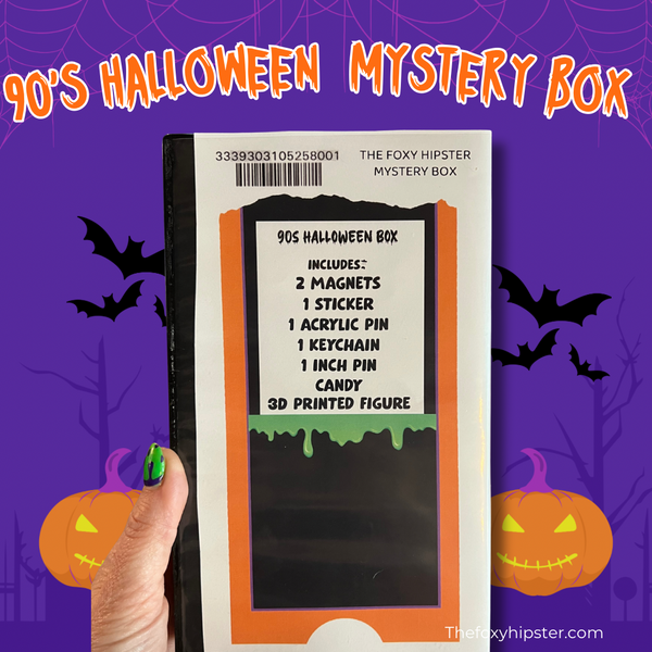 90s Nostalgic Halloween VHS Mystery Box