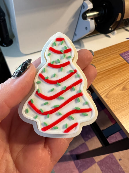 Christmas Tree Cake Fidget Toy Clicker