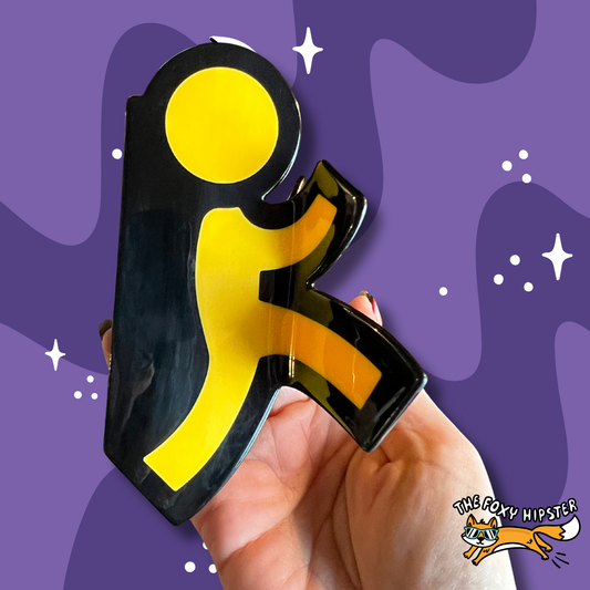 AOL Running Man 4.7 inch Hair Claw 12 cm