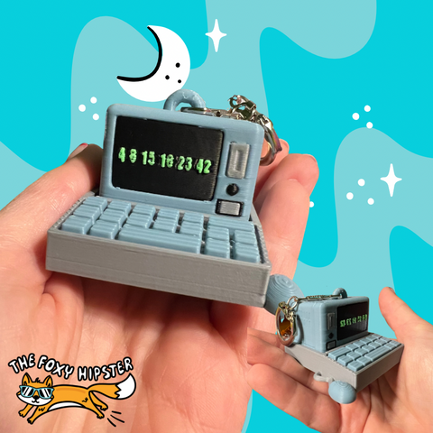 Computer Dharma Initiative Lost Numbers Fidget Clicker Toy