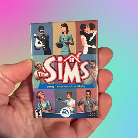 The Sims Computer Game Fridge Magnet