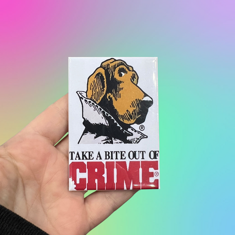 Take a Bite Out of Crime Mcgruff Fridge Magnet