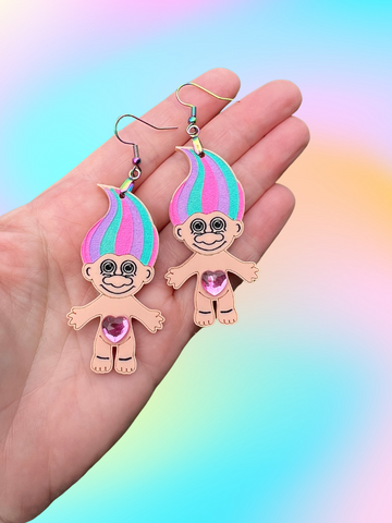 Treasure Troll Dangle Earrings