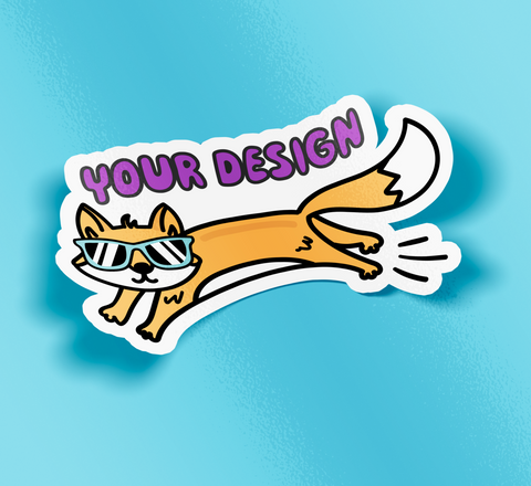 Custom Stickers ⚡️ Your choice of Contour Cut | Circle | Square | Rectangle