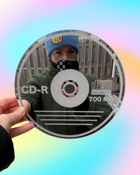 CD R Wall Art Mirror