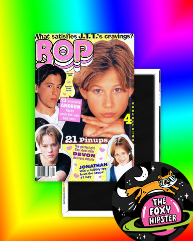 Bop BB 90's Teen Magazine JTT Devon Sawa Andrew Keegan Fridge Magnet