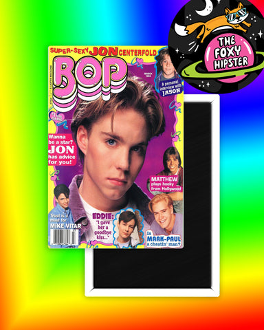 Bop BB 90's Teen Magazine Jonathan Brandis Fridge Magnet