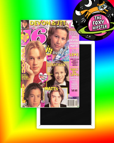 Bop BB 90's Teen Magazine Devon Sawa JTT Fridge Magnet