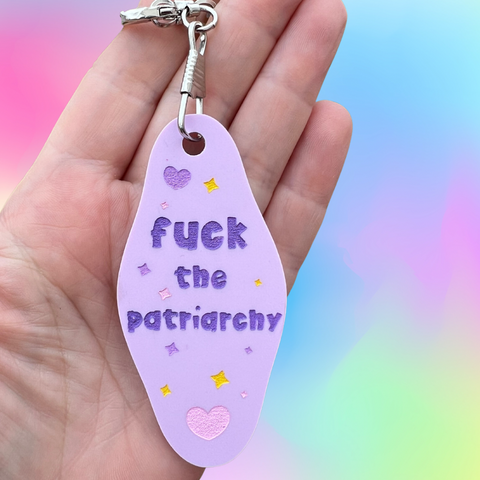 Fuck the Patriarchy KeyChain