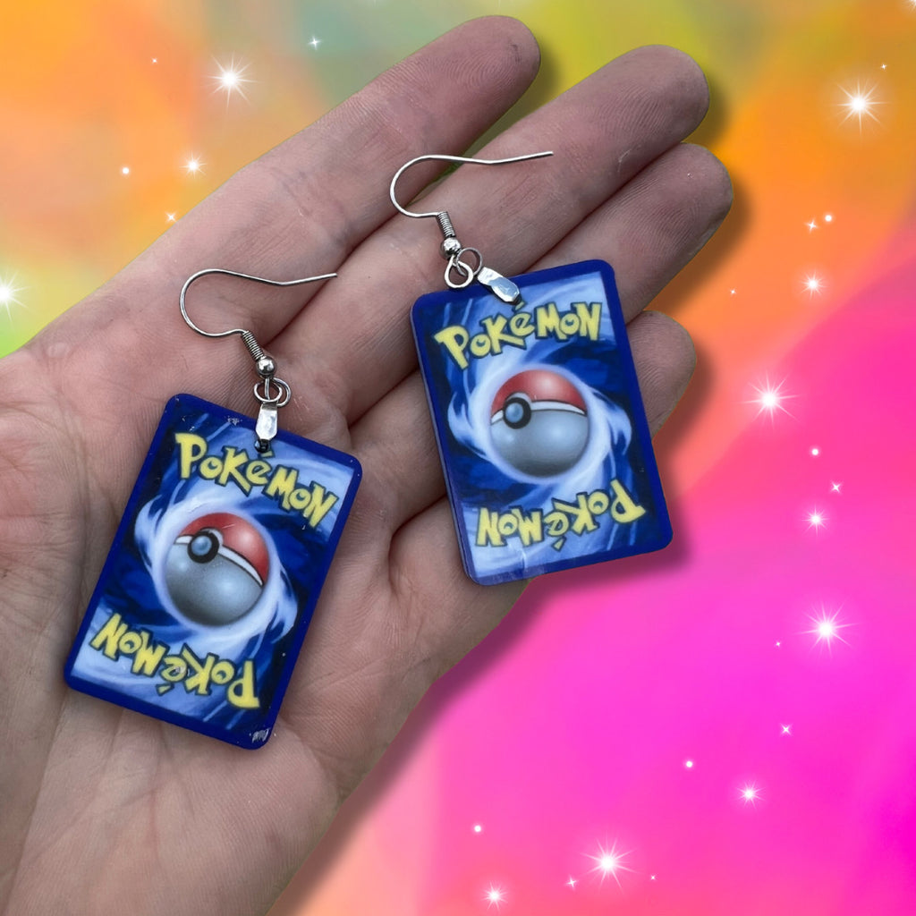 Pokémon Card Dangle Earrings