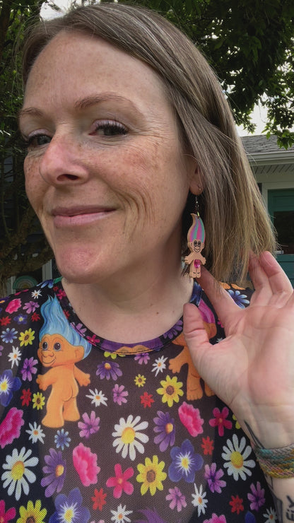 Treasure Troll Dangle Earrings