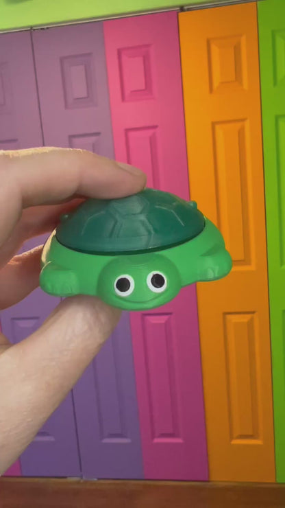 Turtle Childhood Sandbox Fidget Toy Clicker Keychain