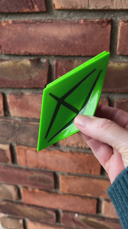 Sims Plumbob Hair Claw 12 cm