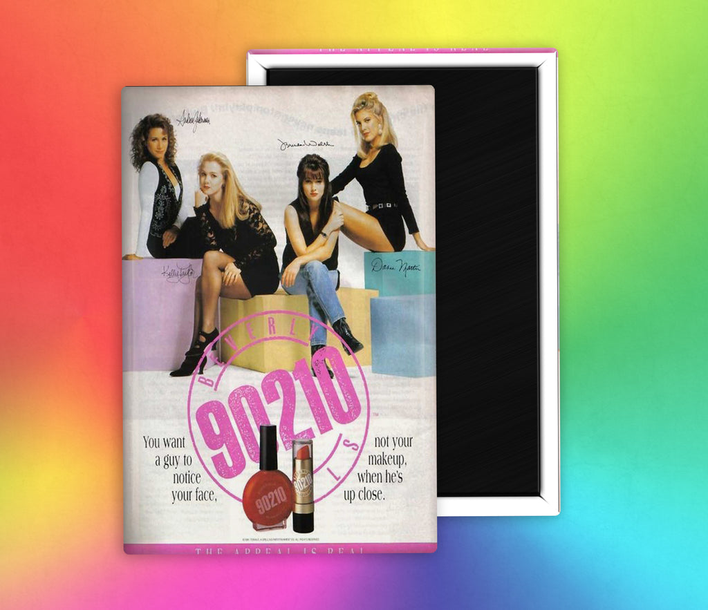 90210 90's Make Up Ad Fridge Magnet