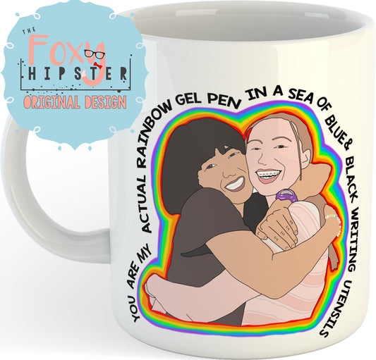 Maya and Anna 11oz coffee mug Pen15 Inspired