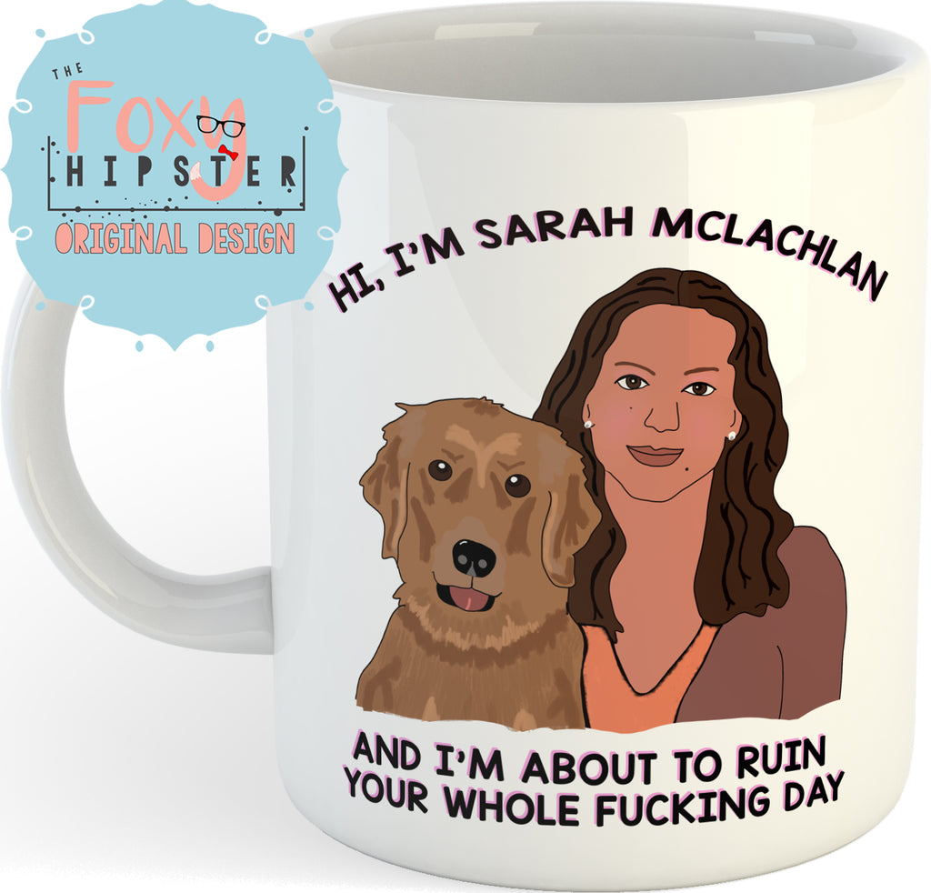 Sarah McLachlan Sad Animal Commercial 11oz coffee mug