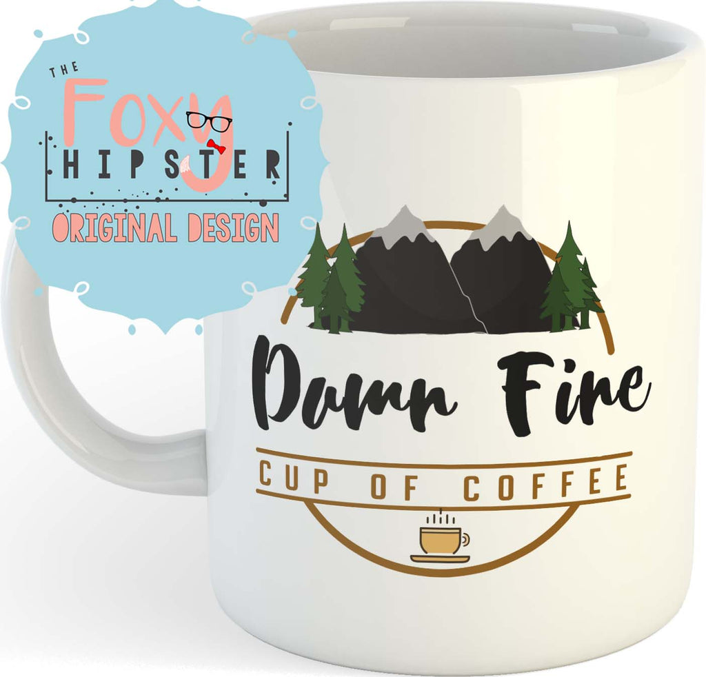 Twin Peaks Damn Fine Coffee 11oz coffee mug