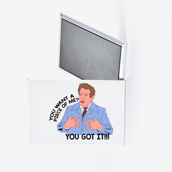 Seinfeld Frank Costanza You Want a Piece of Me Fridge Magnet