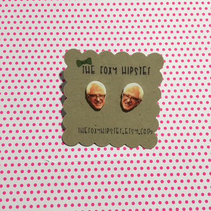 Bernie Sanders Stud Earrings
