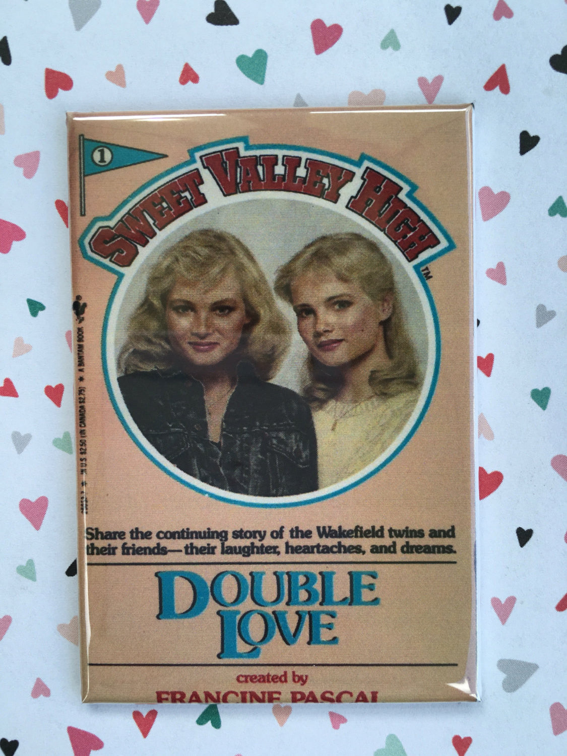 Sweet Valley High Fridge Magnet  Double Love