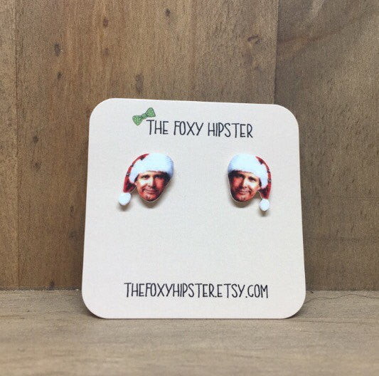 Clark Griswold Christmas Vacation Stud Earrings