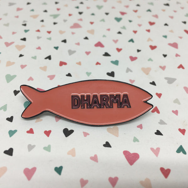 Dharma Fish Biscuit - Enamel Pin - lost