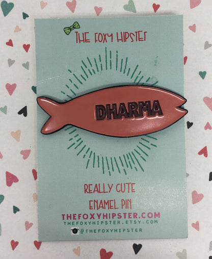Dharma Fish Biscuit - Enamel Pin - lost