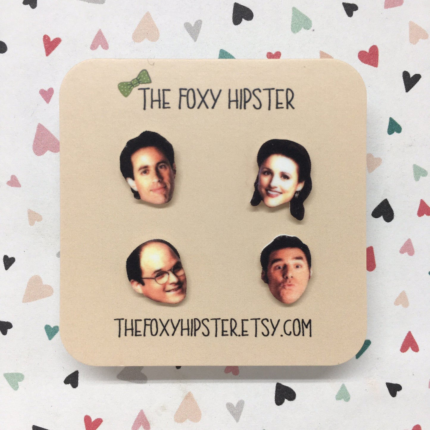 Mix and Match Seinfeld Stud Earrings
