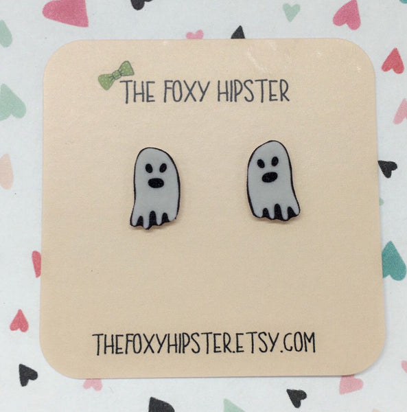 Ghost Stud Earrings Halloween