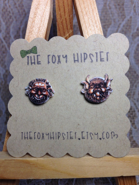 Labyrinth knockers Inspired Stud Earrings