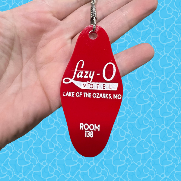 Lazy O Motel Ozark Keychain