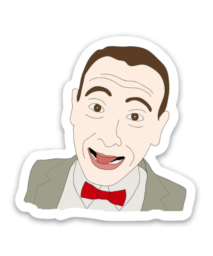 Pee Wee Herman Vinyl Sticker