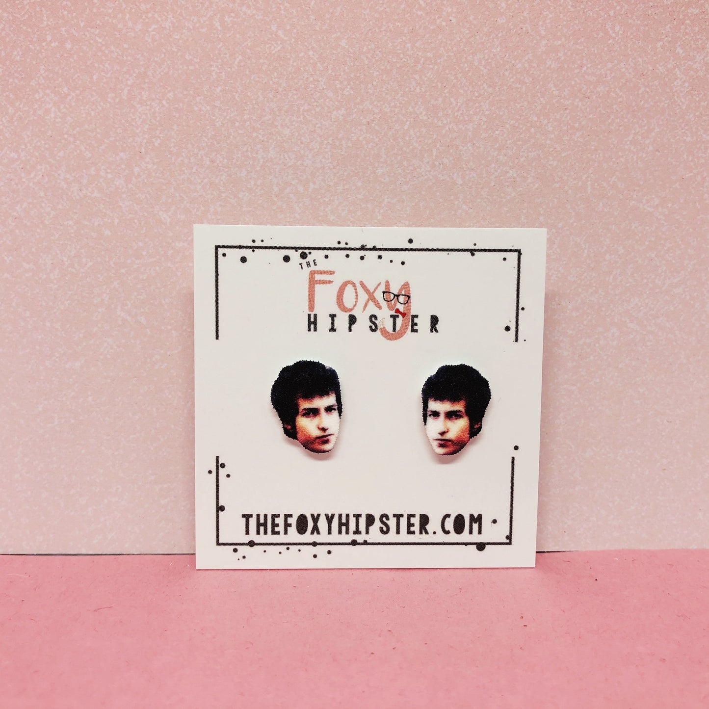 Bob Dylan Stud Earrings
