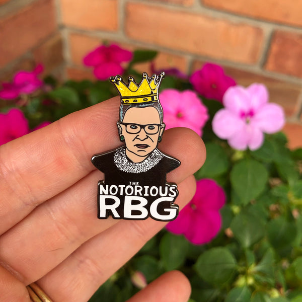 The Notorious RBG Enamel Pin