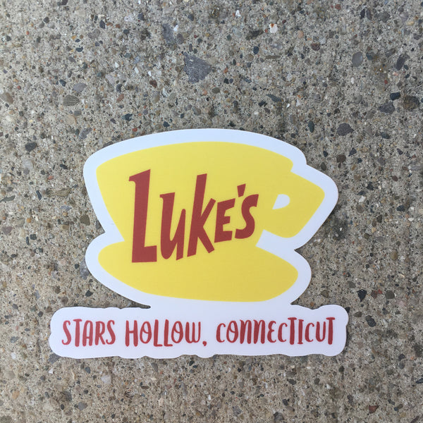 Luke's Diner Vinyl Sticker