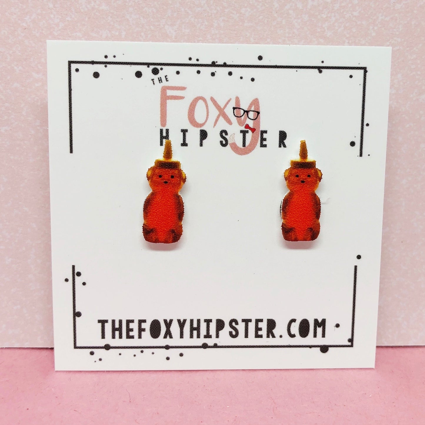 Honey Bear stud Earrings