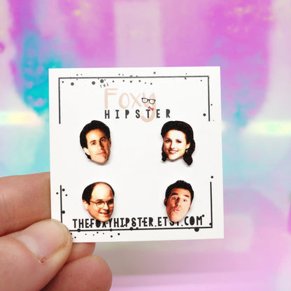 Mix and Match Seinfeld Stud Earrings