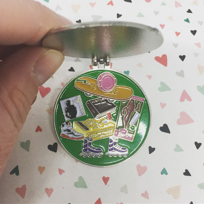 Nickelodeon Time Capsule Hinged Enamel Pin