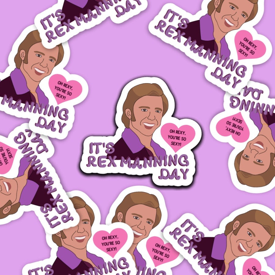 It’s Rex Manning Day Vinyl Sticker